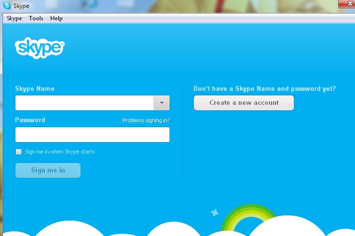 skype sign up issues