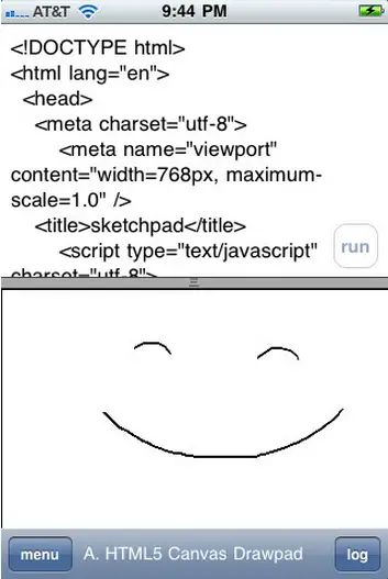 edit HTML5 on your iPad