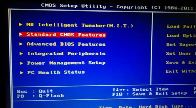 Standard CMOS Features