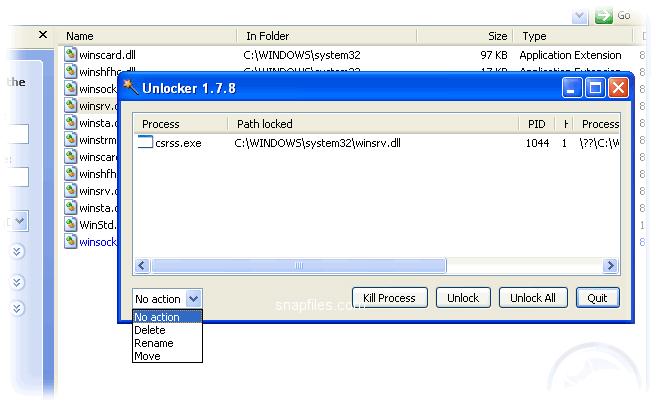 Unlocker 1.7.8 window console