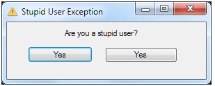 Stupid User Exception