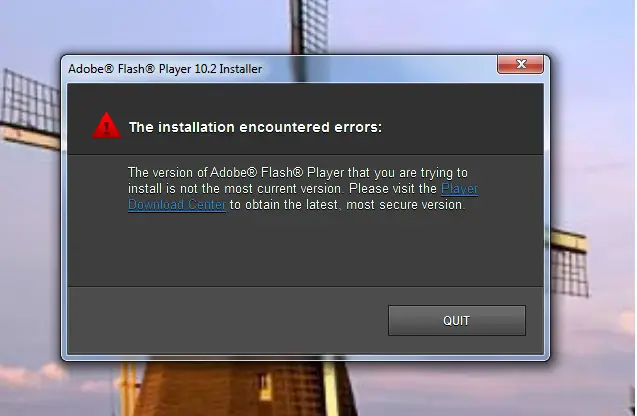 Adobe Flash Player 10.2 Installer