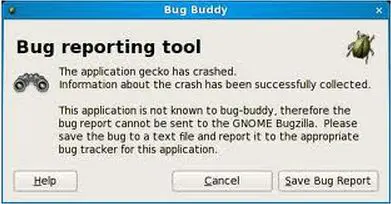 Bug Buddy Bug reporting tool