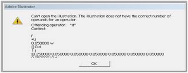 Can’t open the illustrator