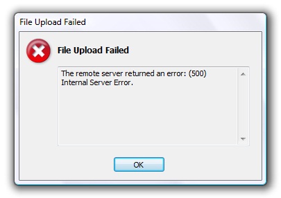 File update failed