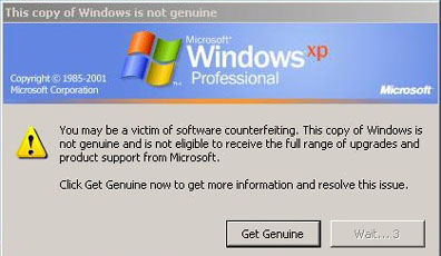 windows genuine error