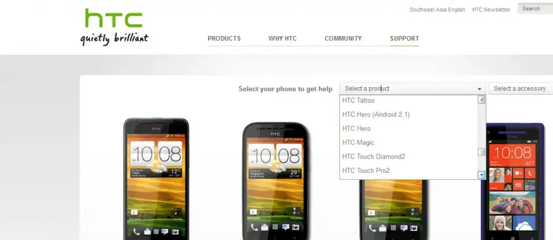 application for any HTC Product