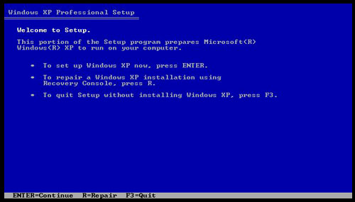 Windows XP Professional Setup