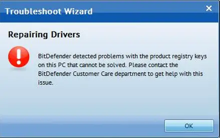 Troubleshoot wizard