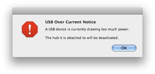 Forsømme sorg Uhyggelig USB Over Current Notice error - Techyv.com