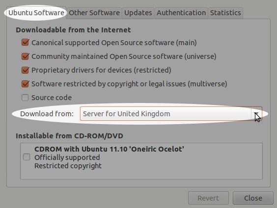 Ubuntu Software Server for United Kingdom