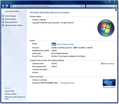 Windows 7 Compatibility