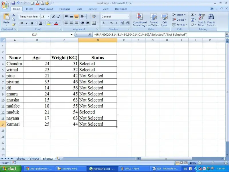 Vlookup Function