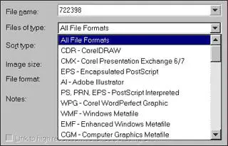 WMF which is the AutoCAD file format