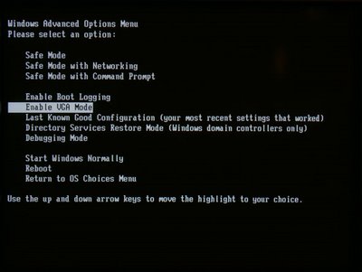 Enable VGA Mode
