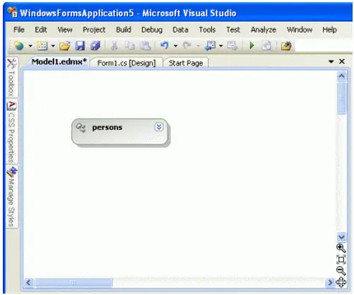 Microsoft Visual Studio Application 5
