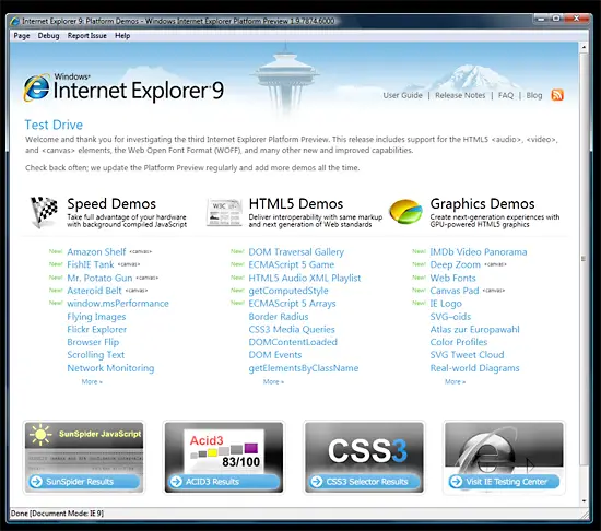 Internet Explorer 9