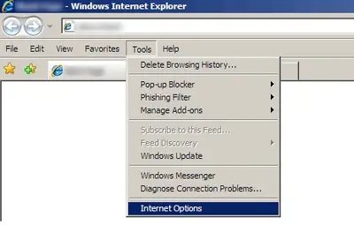 Internet Options