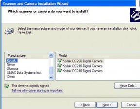 Scanner and Camera Installation Wizard