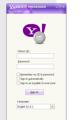 Can yahoo t in messenger sign can't connect