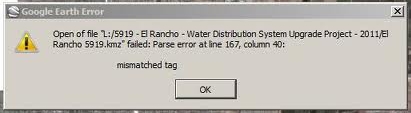 Google Earth Error