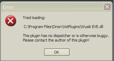 This plugin has no dispatcher or is otherwise buggy.