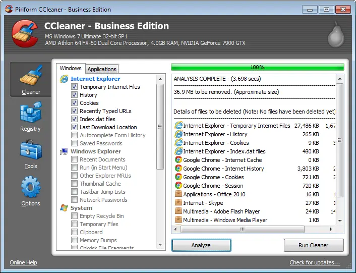 CCleaner Business Edition