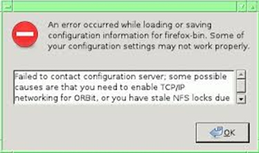Failed to contact configuration server