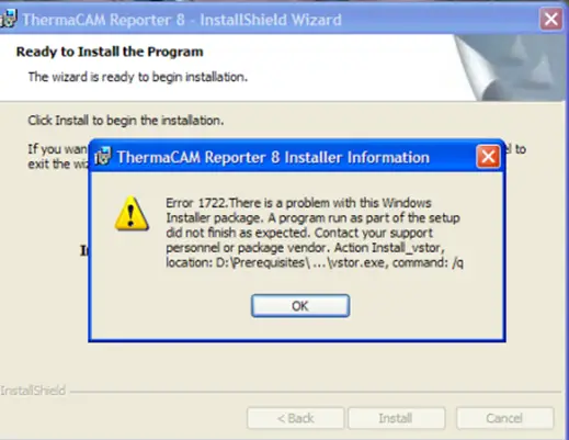 ThermaCAM Reporter 8 InstallShield Wizard