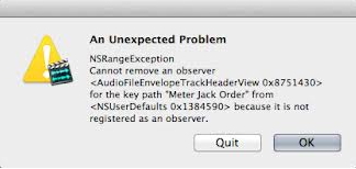 An Unexpected Problem  NSRangeException  Cannot remove an observer.