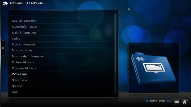 Add-ons-window-in-XBMC