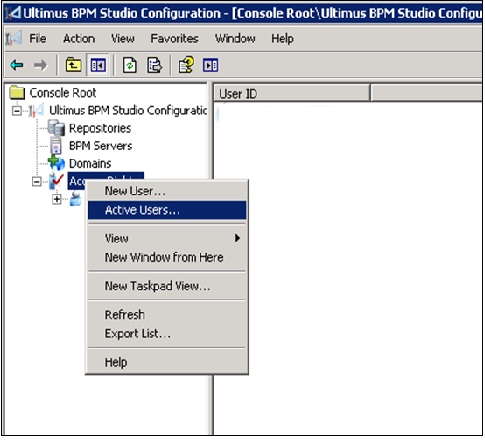 BPM-Studio-Configuration-Module-Window
