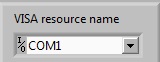 COM1-as-VISA-resource-name