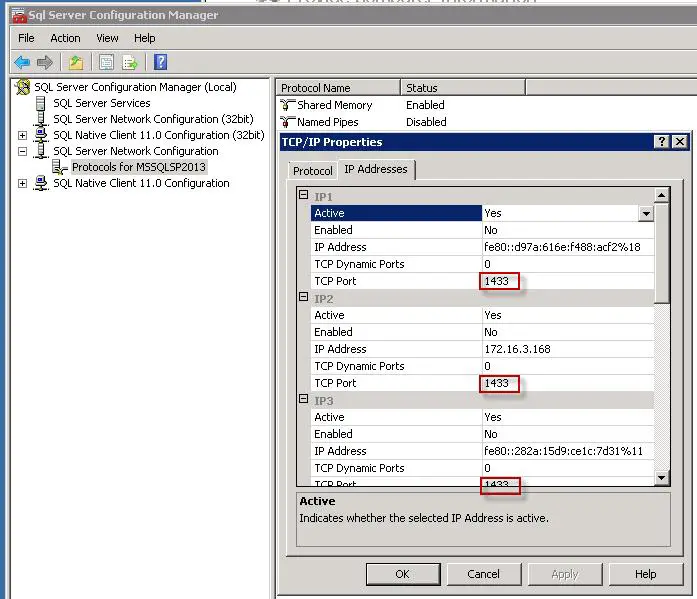 SQLServer-Configuration-Manager-for-Port-Address