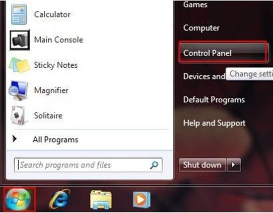  Open-control-panel-through-start-menu