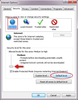 Security-level-in-Internet-Options