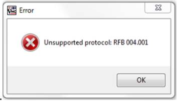 Unsupported protocol: RFB 004.00