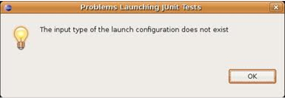 Problems Launching JUnit Tests