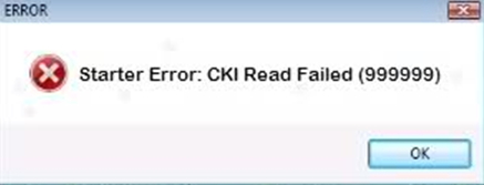 CKI Read failed