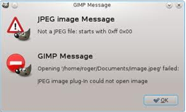 JPEG image message