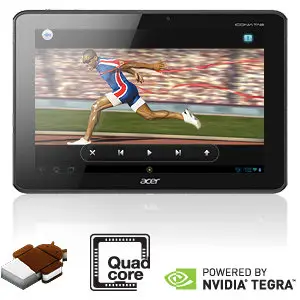 The Acer Iconia A510 runs Android 4.0 Ice Cream Sandwich OS