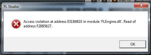 access violation at address error access violation at address error
