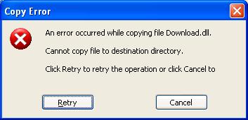 Adobe Flash Player error occurred while copying file - Techyv.com