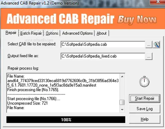 Advanced CAB Repair recovery