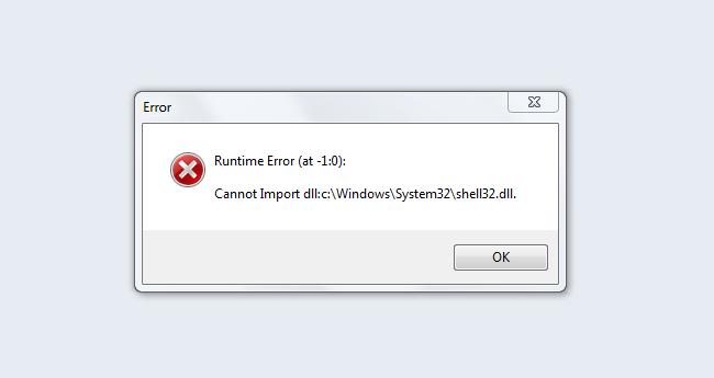Runtime Error while Importing dll for Game booster - Techyv.com