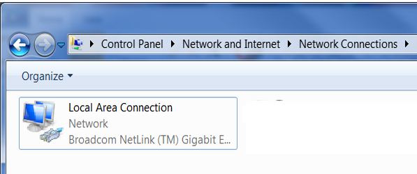 control panel-network and internet-Network Connections