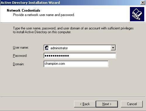 Network Credentials