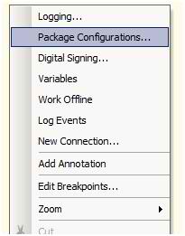 Enabling Package Configuration Organizer