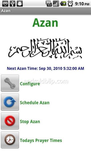 Ezan Application software free to download for your Smartphone