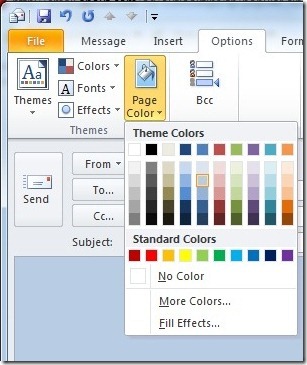 use a color wash for certain mails